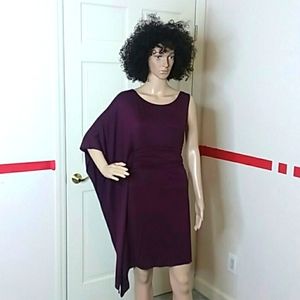 Maxi Studio Size M Womens Plum Color Wing Dress